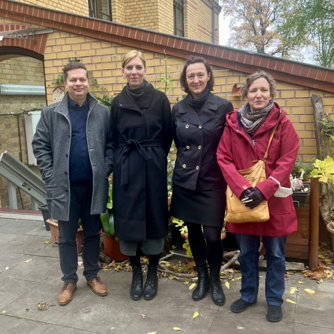 Besuch des Bezirksbürgermeisters bei leben lernen